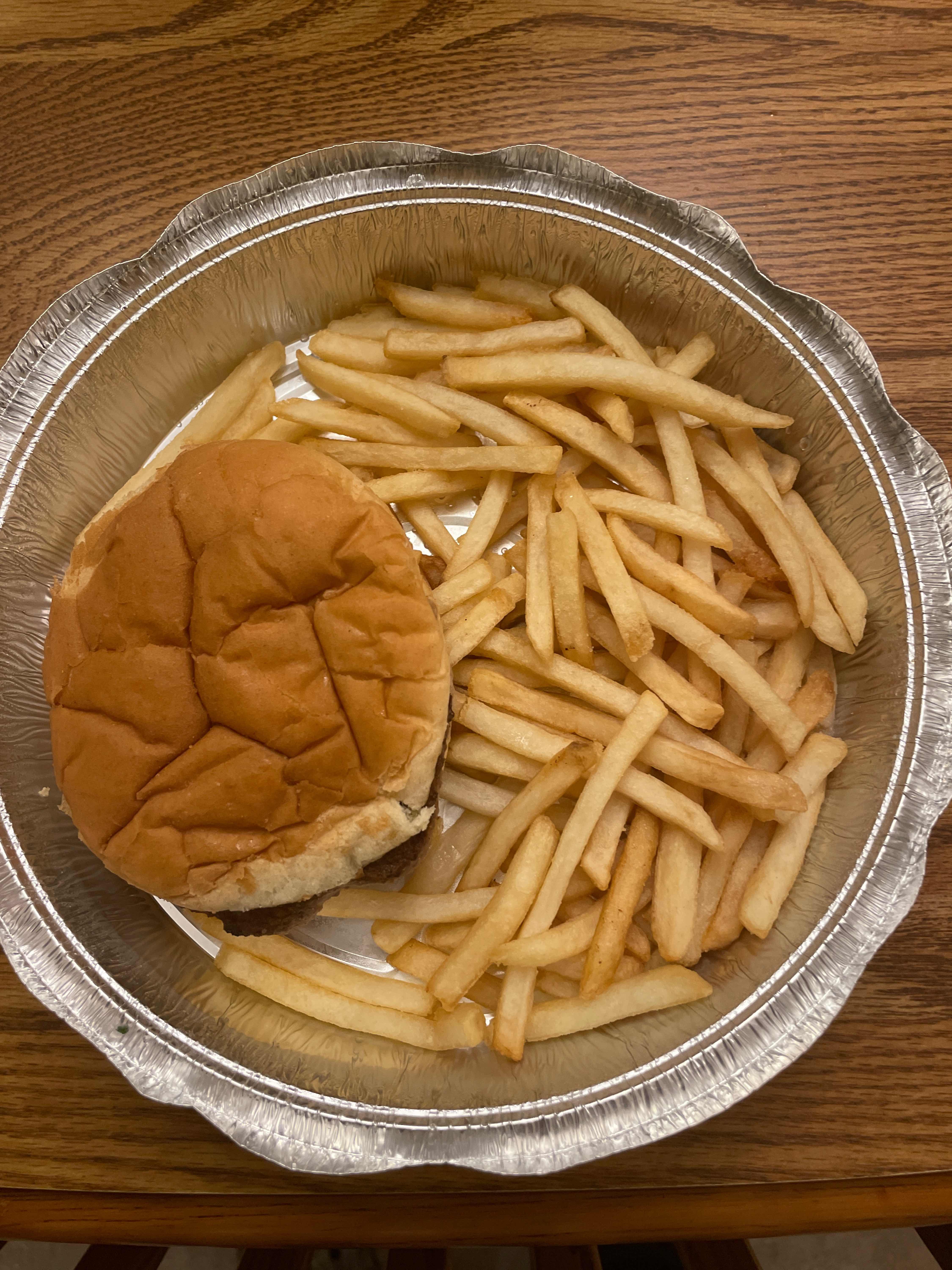 5. Hamburger and Fries