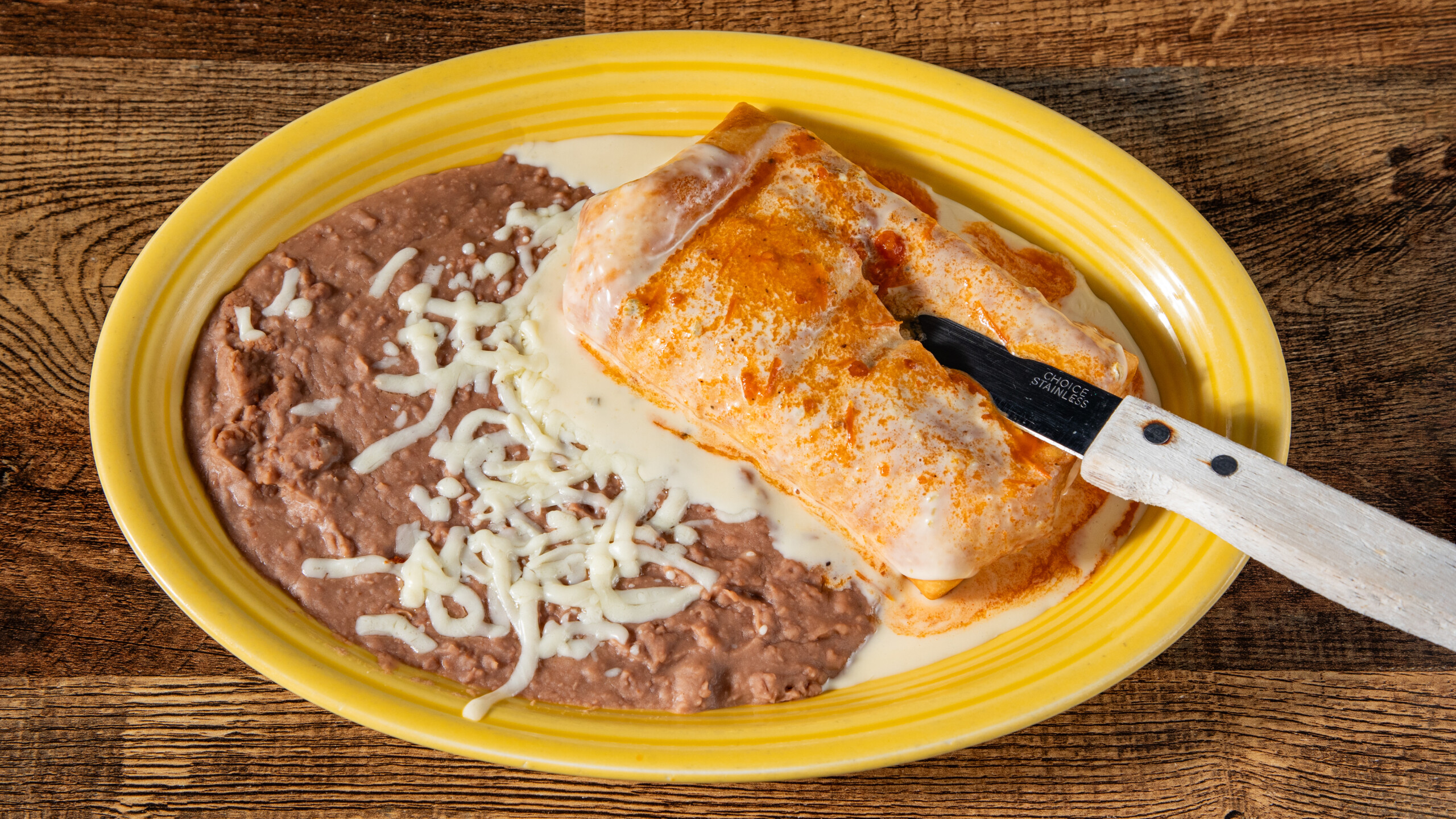 Deep Fried Pork Burrito
