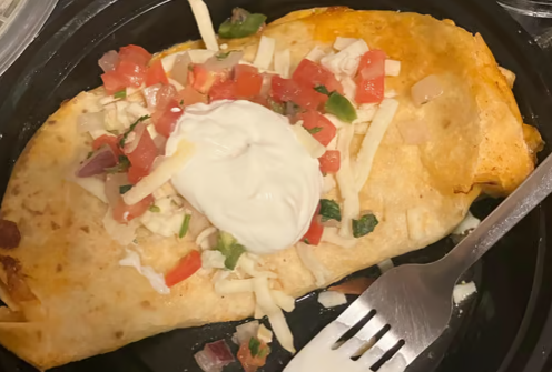 Quesadillas  (Cheese and Shredded Chicken)