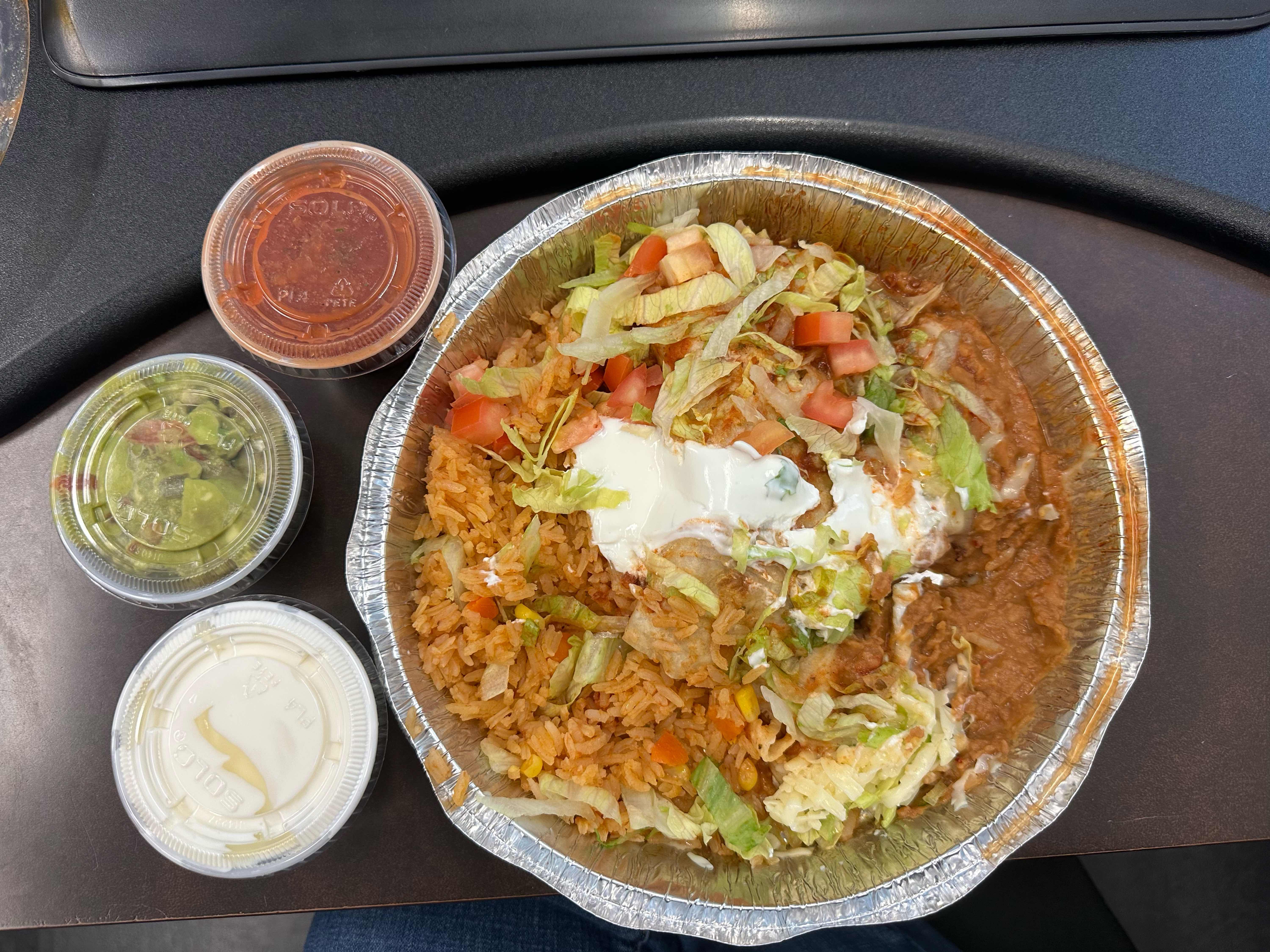 Burrito Jaripeo with Shrimp