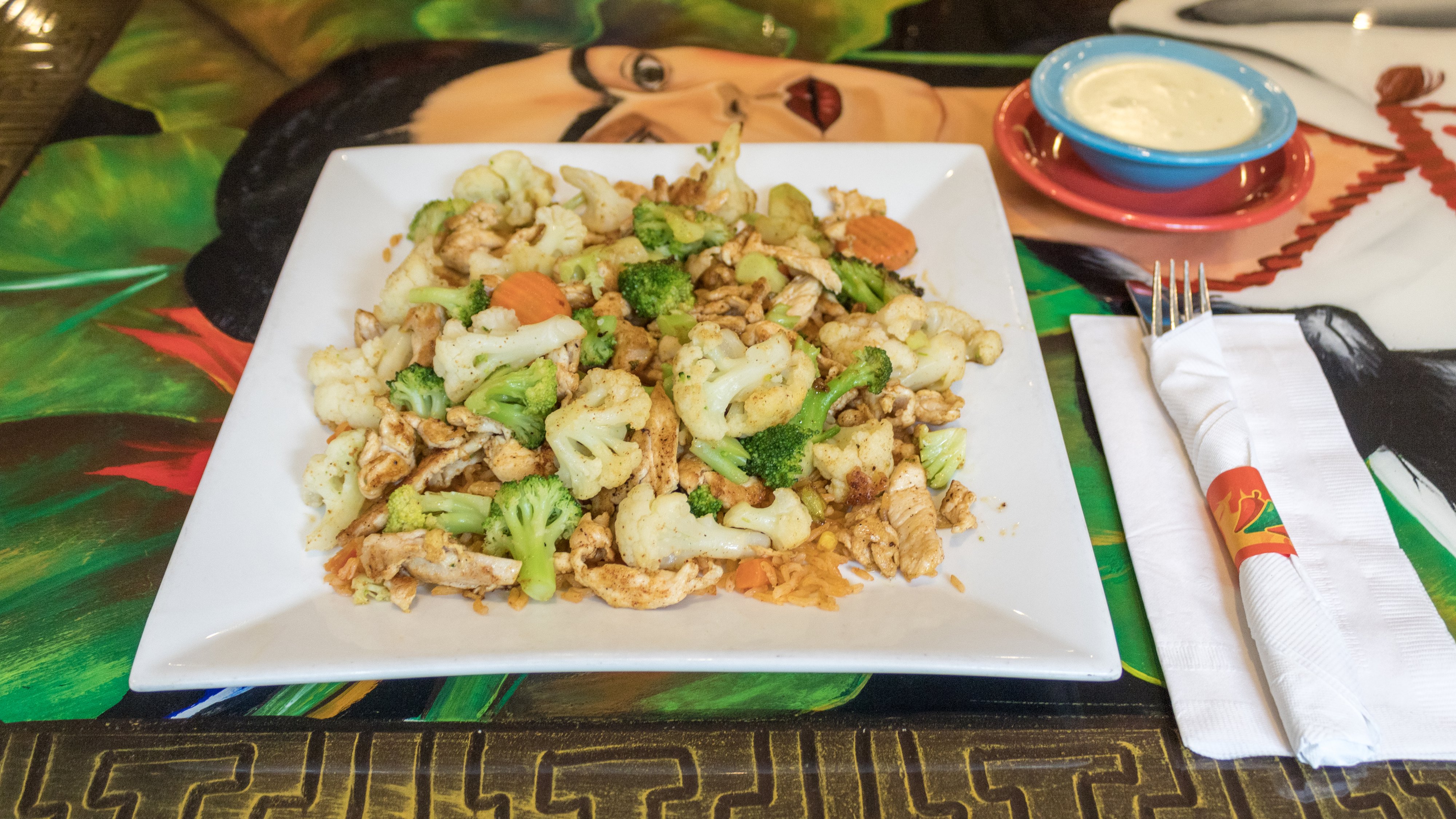 El Jaripeo Mixed Vegetable Plate