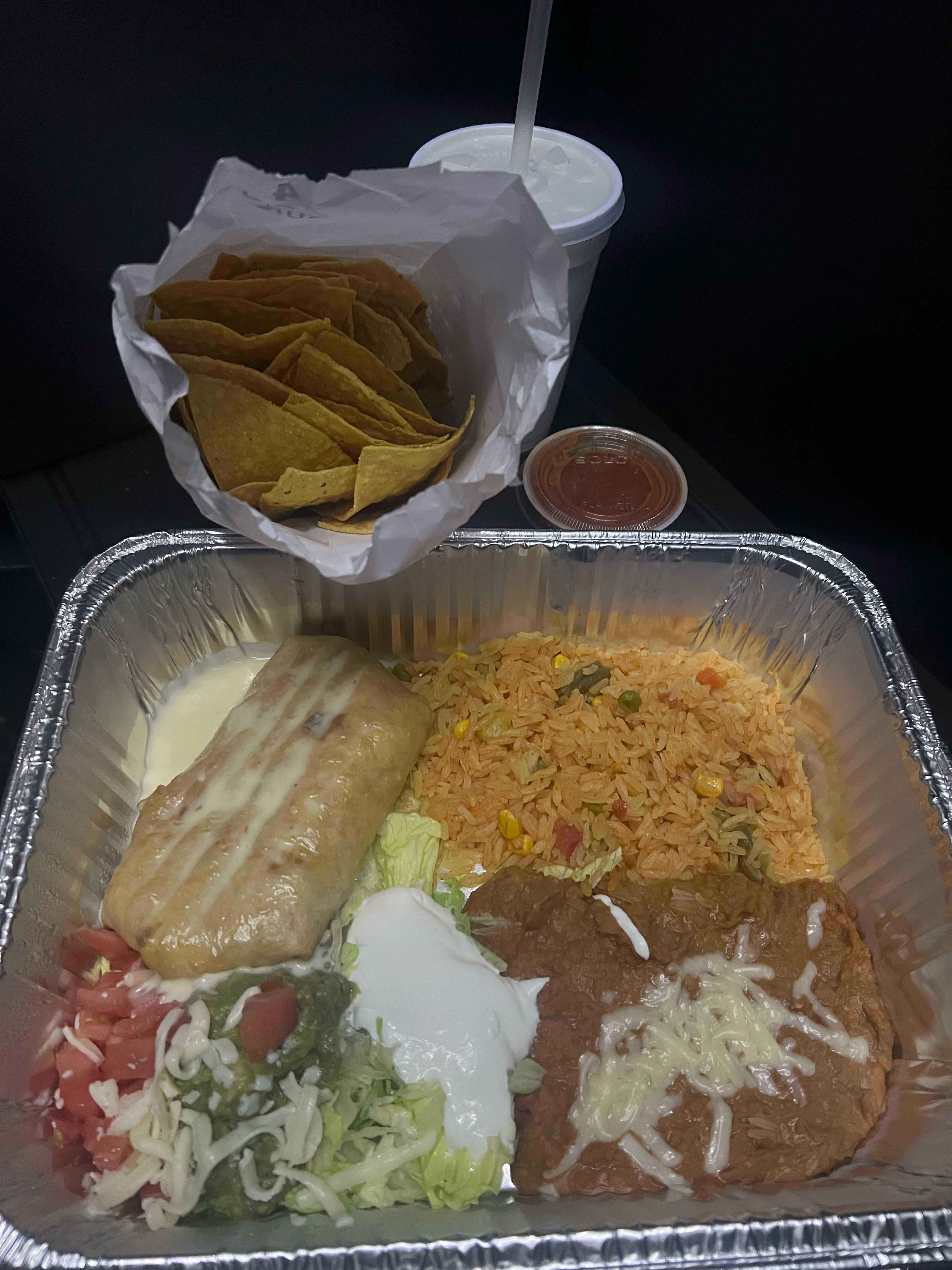 Seafood Chimichanga