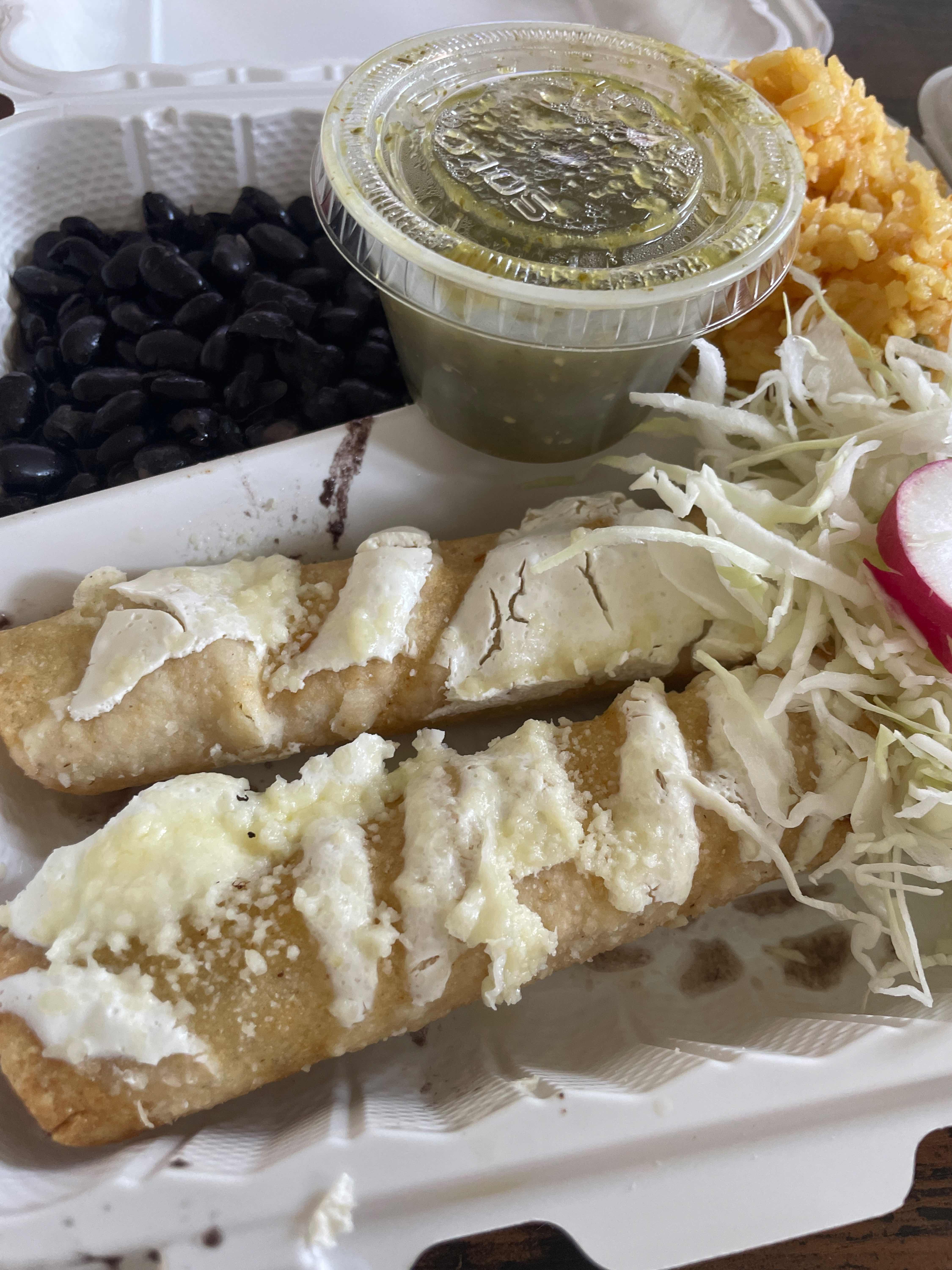 Flautas De Papas O Queso