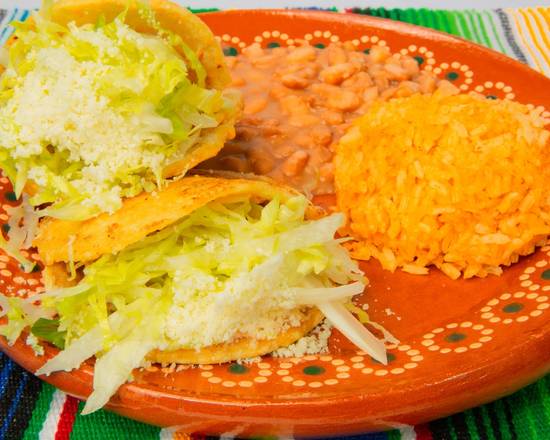 Mexican Gorditas in a Combination
