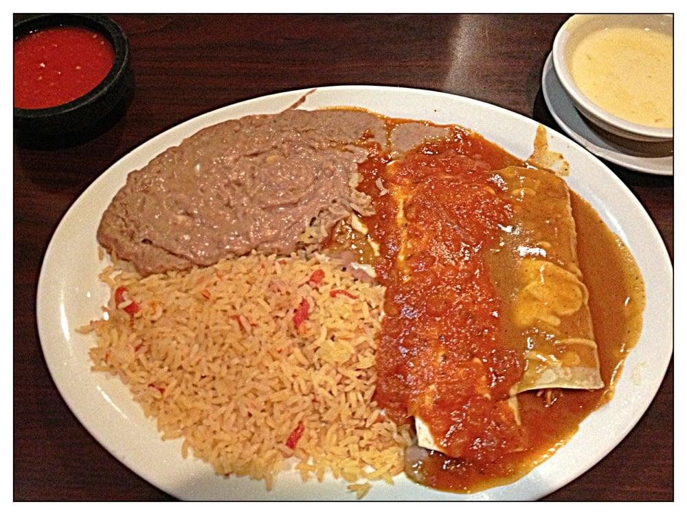 Kids Enchilada, Rice and Beans