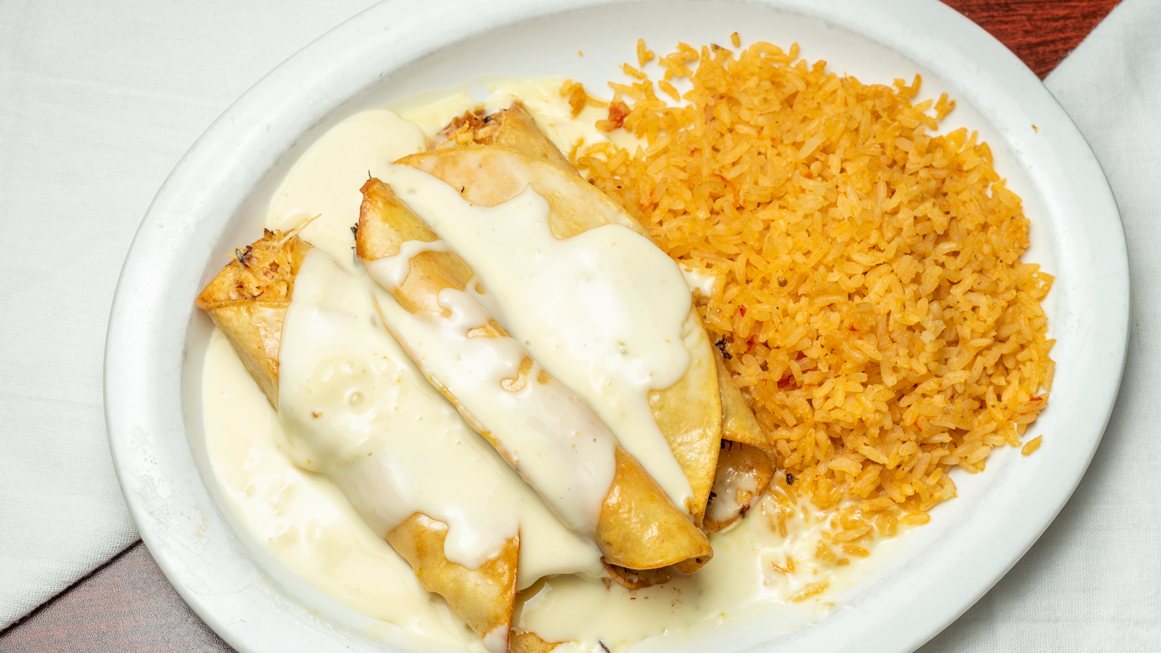 Lunch Fried Chicken Taquitos