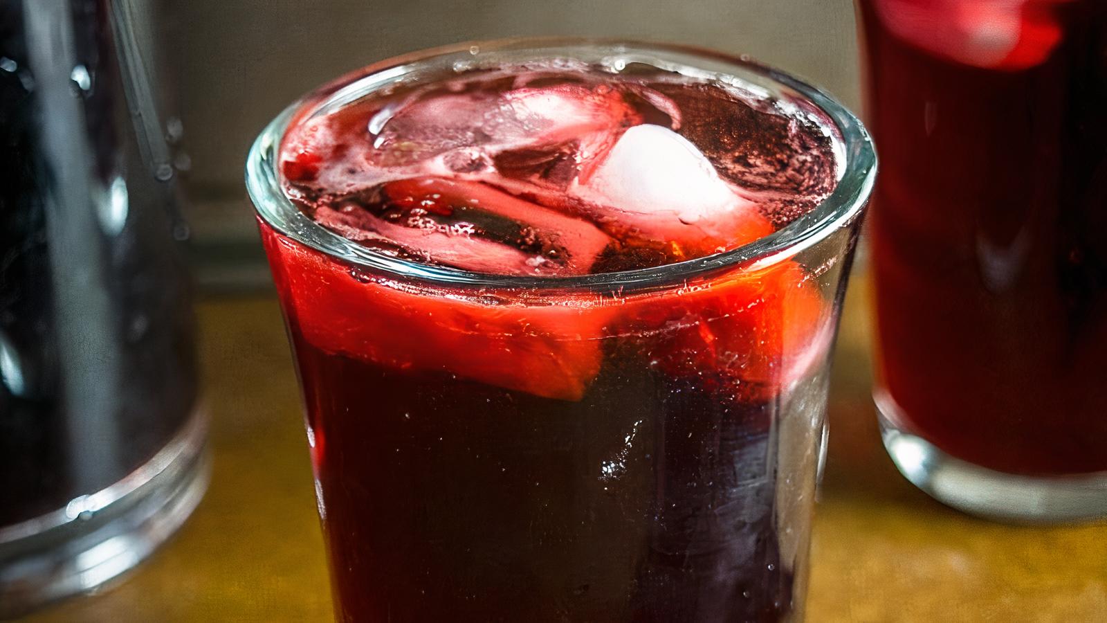 Real natural made agua de Jamaica (hibiscus) water 32oz