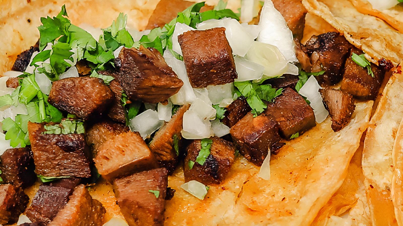 Tacos De Carne Asada street style