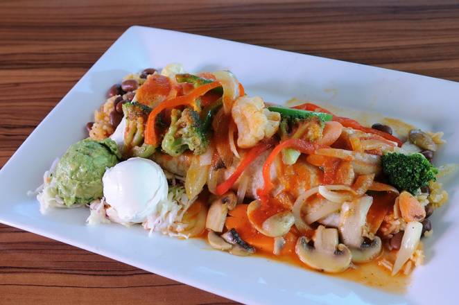 D - VEGETARIAN BURRITO *