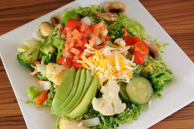 D - VEGETARIAN TOSTADA *