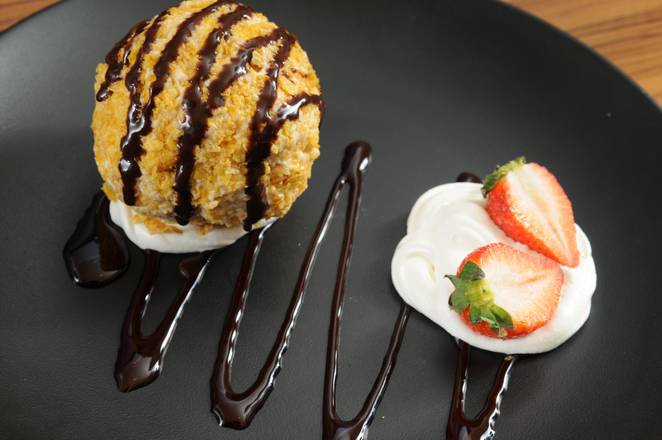 DEEP FRIED ICE CREAM *