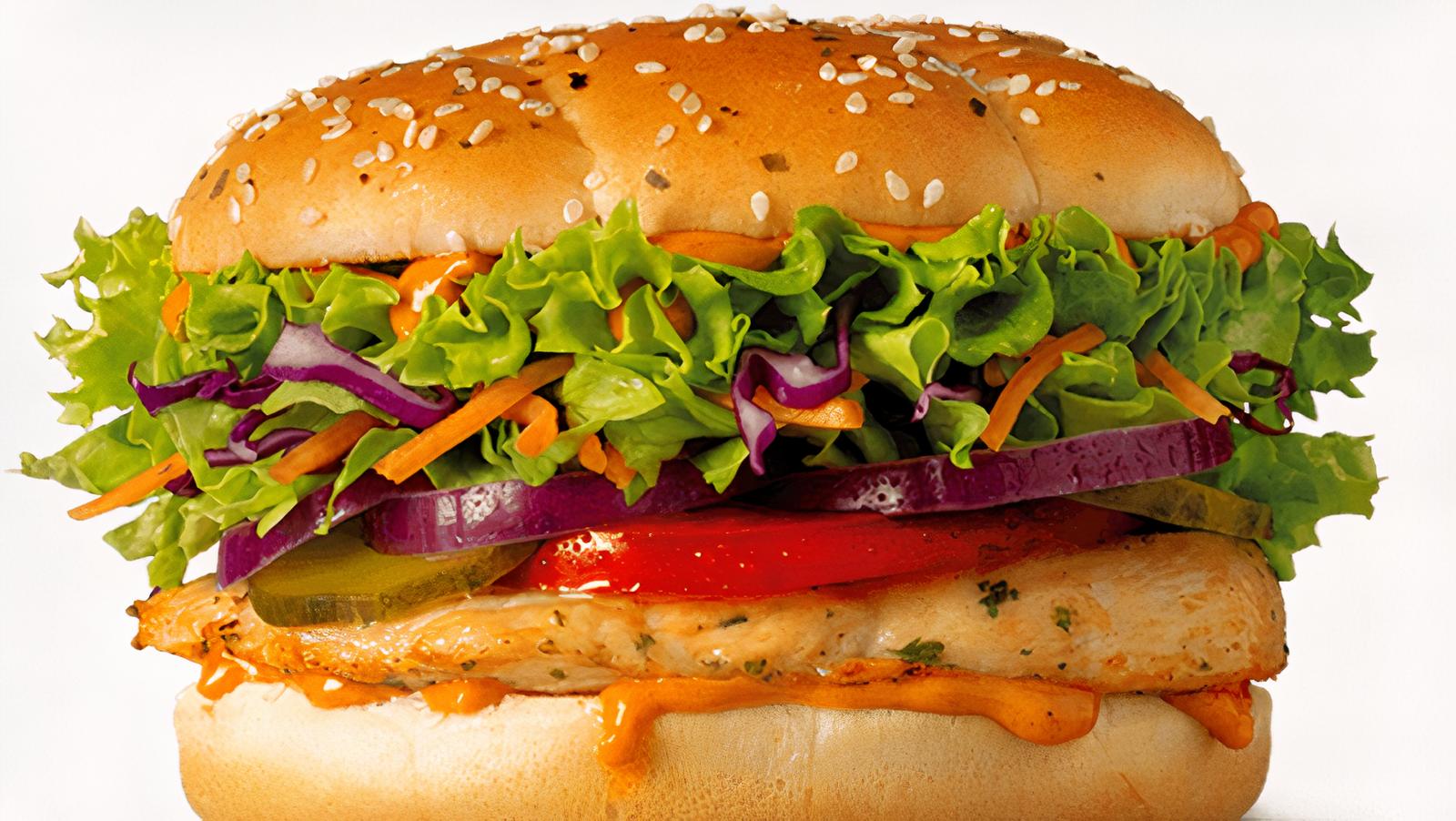 Burger de poitrine de poulet complète | Full chicken breast burge