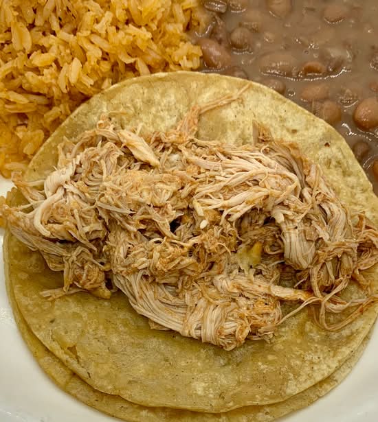 Kid's Taco with Rice and Beans