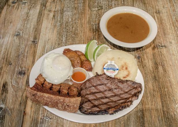 Bandeja paisa con picanha