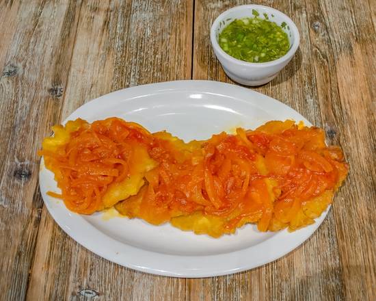 Patacon con Hogao