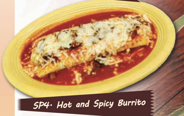 19. Hot and Spicy Burrito