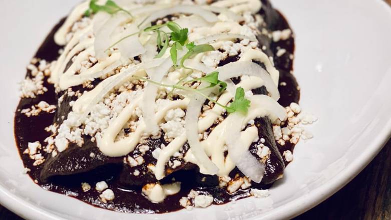 Two Enmoladas Enchiladas