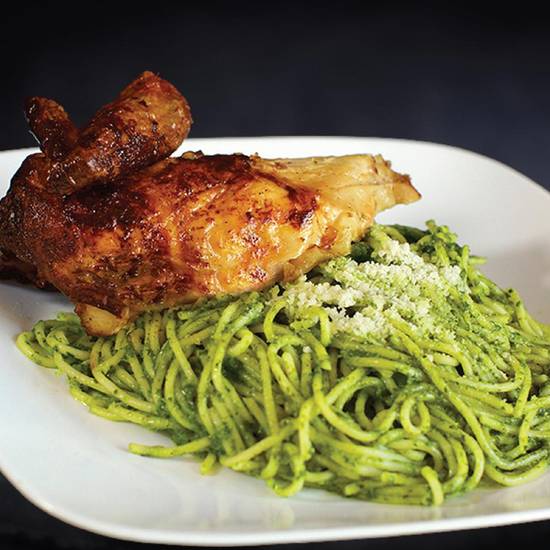 Tallarin Verde con 1/4 Pollo