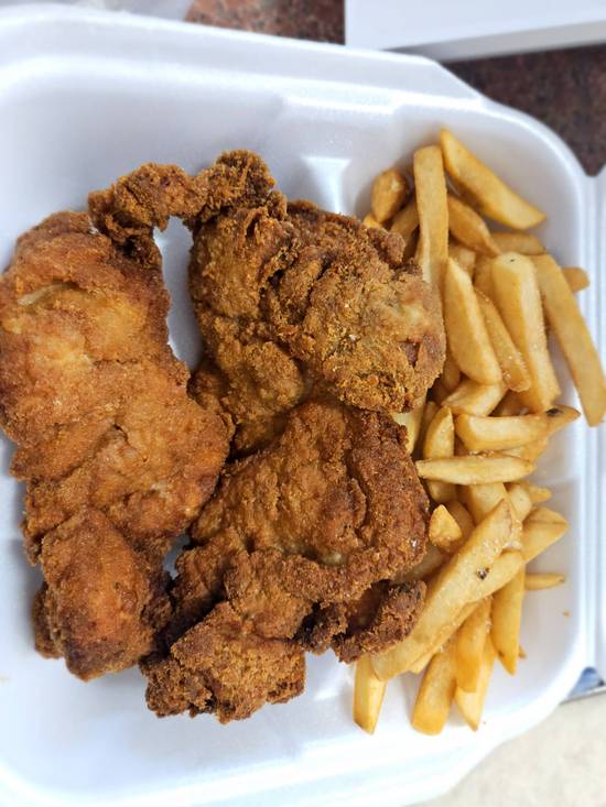 Orden de Pollo Frito con Papas