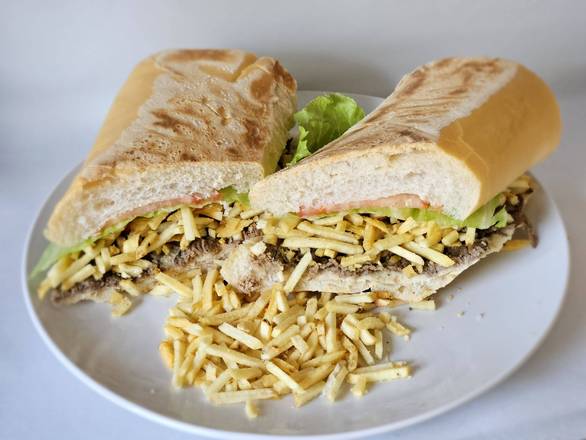 Sandwich de Bistec con todo