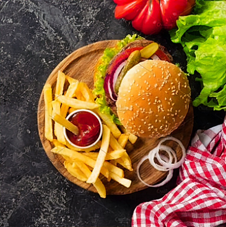 Hamburguesa Doble Torta