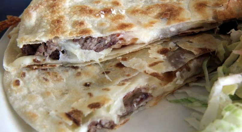 Beef Tripe / Tripitas Quesadilla