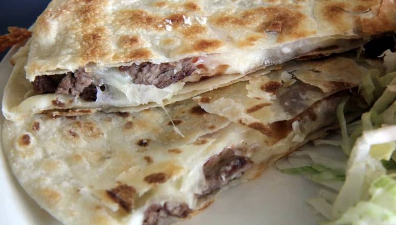 Pork Rinds / Chicharrón Quesadilla