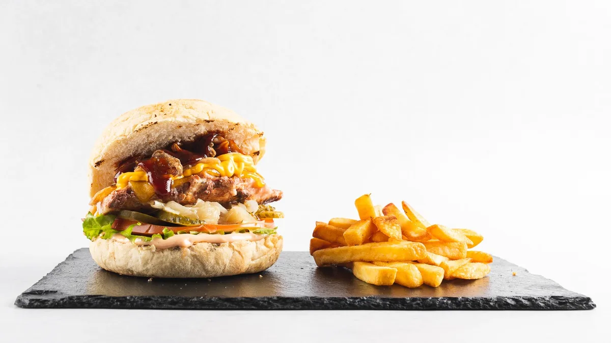 Piggy burger