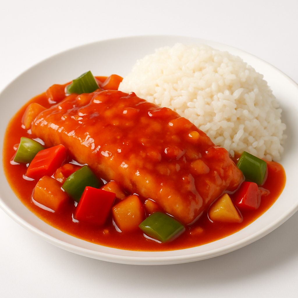 Pescado en Salsa Agridulce