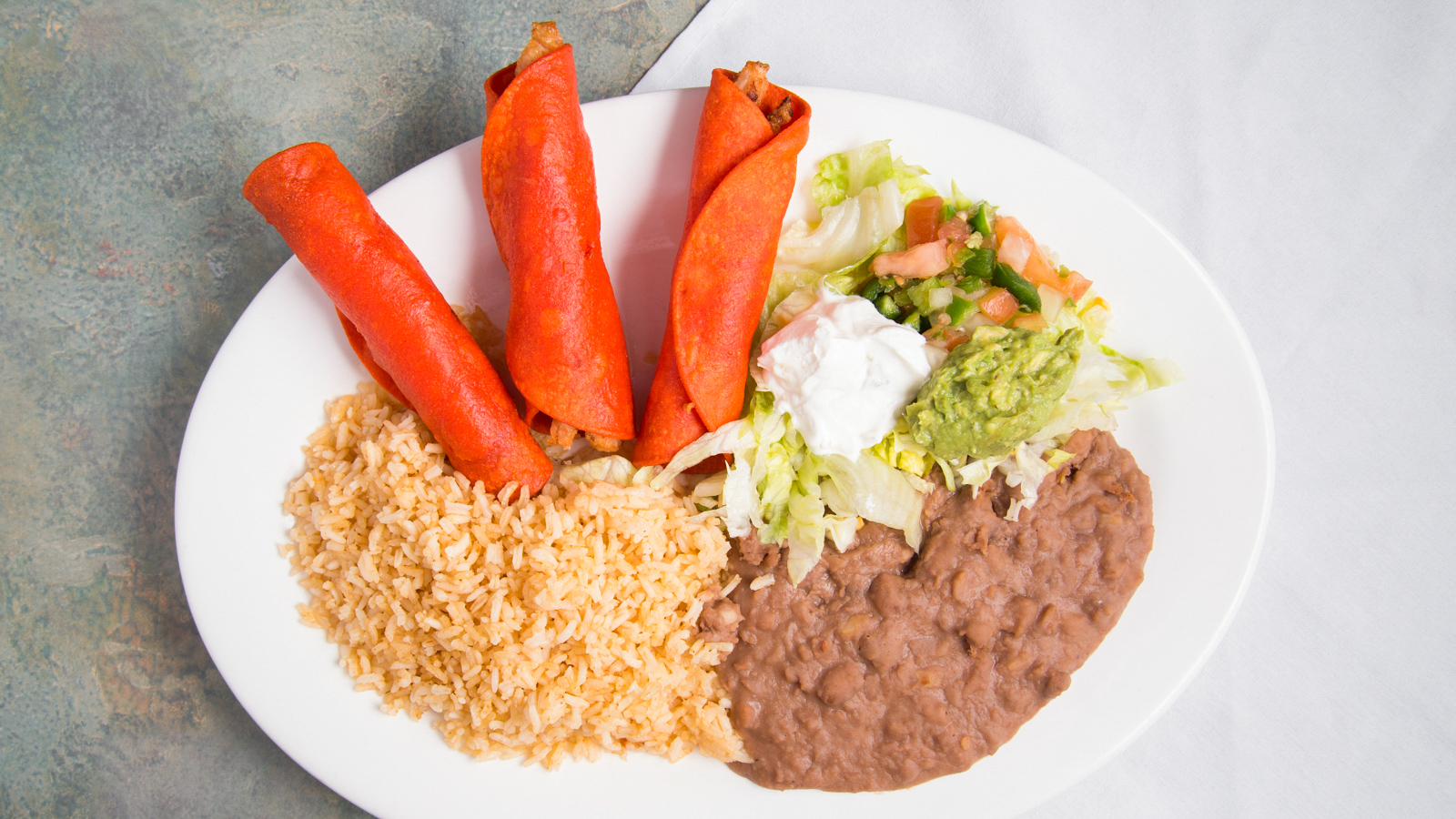3 Chicken Flautas