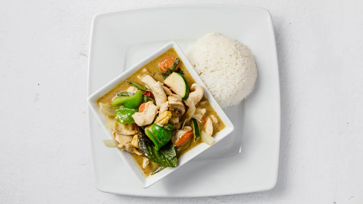 Kyckling I Grön Curry