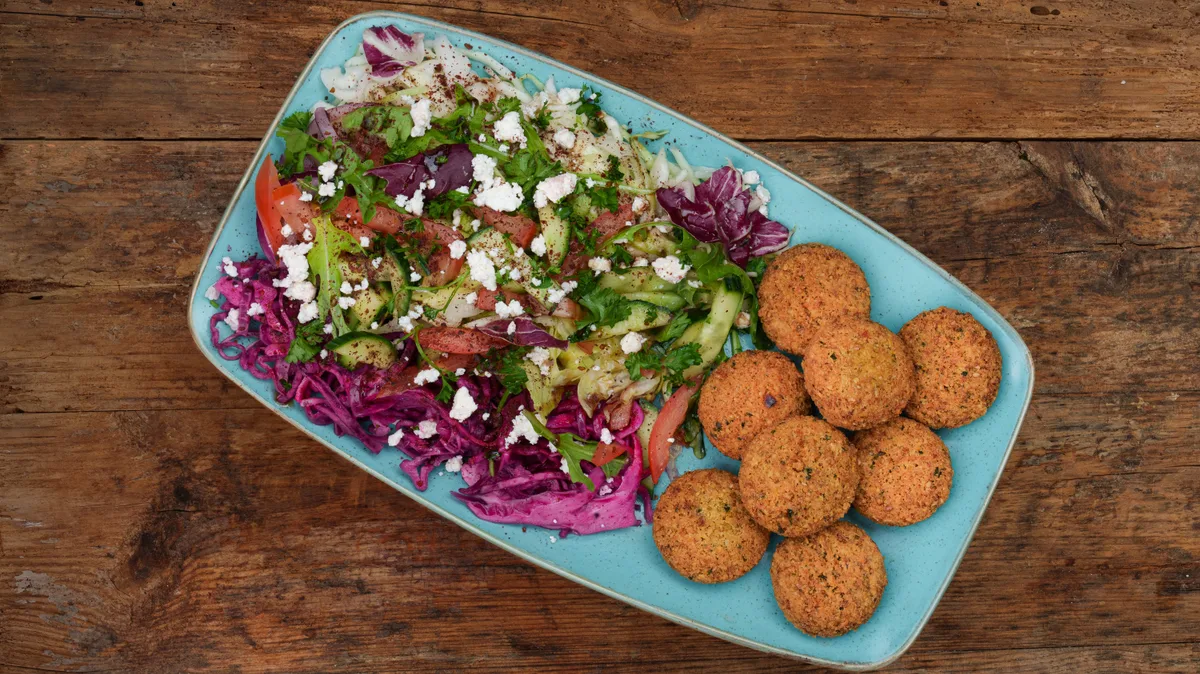 Falafel and Salad