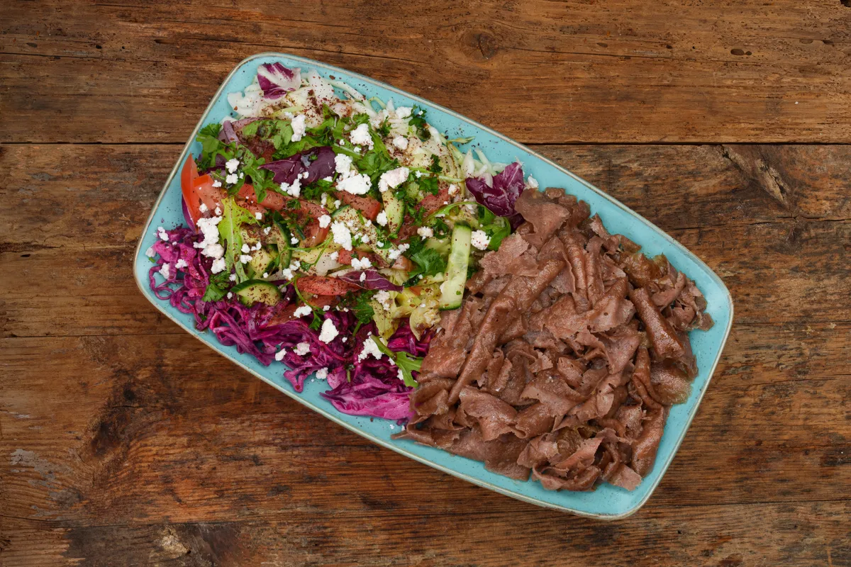 Kebab Döner and Salad
