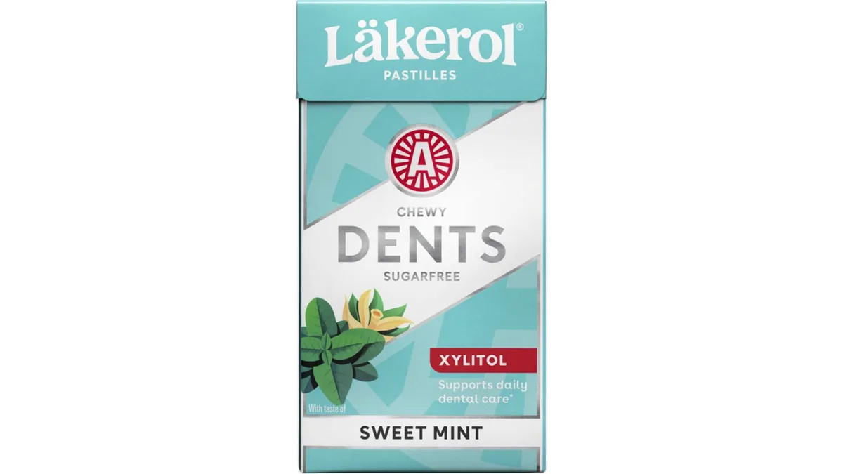 Läkerol Dents Sweetmint ksylitolipastilli 36g