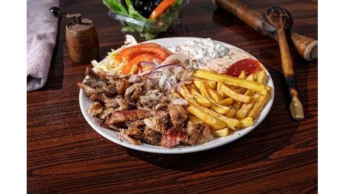 Meniu gyros porc