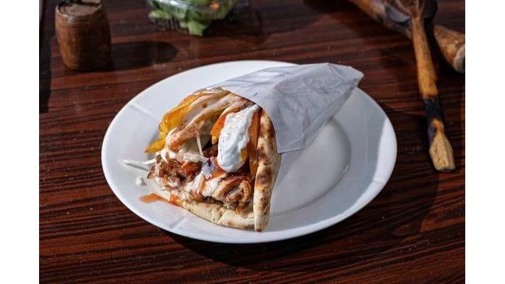 Shaorma cu gyros de porc mica