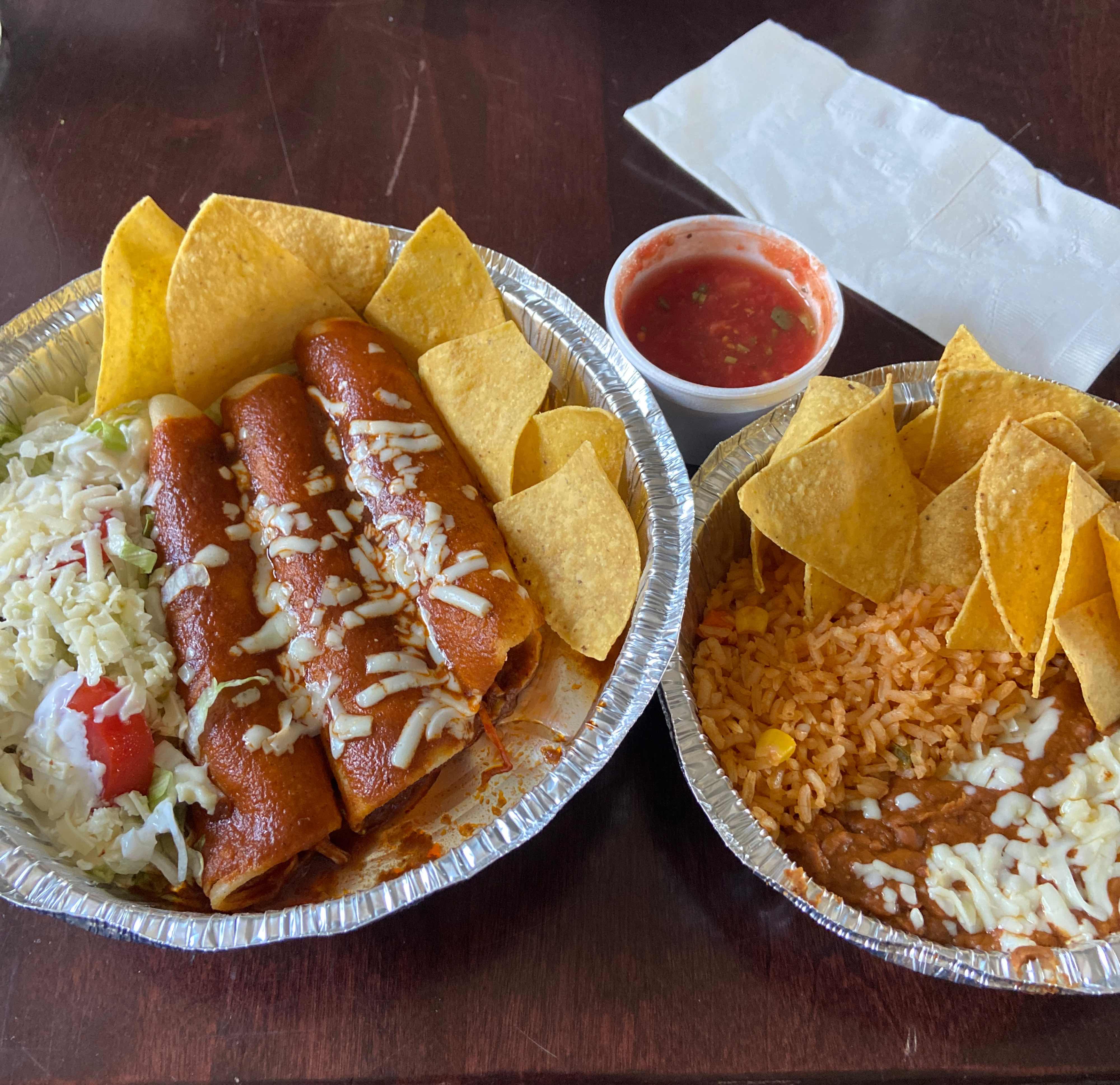 Enchiladas Con Mole Poblano