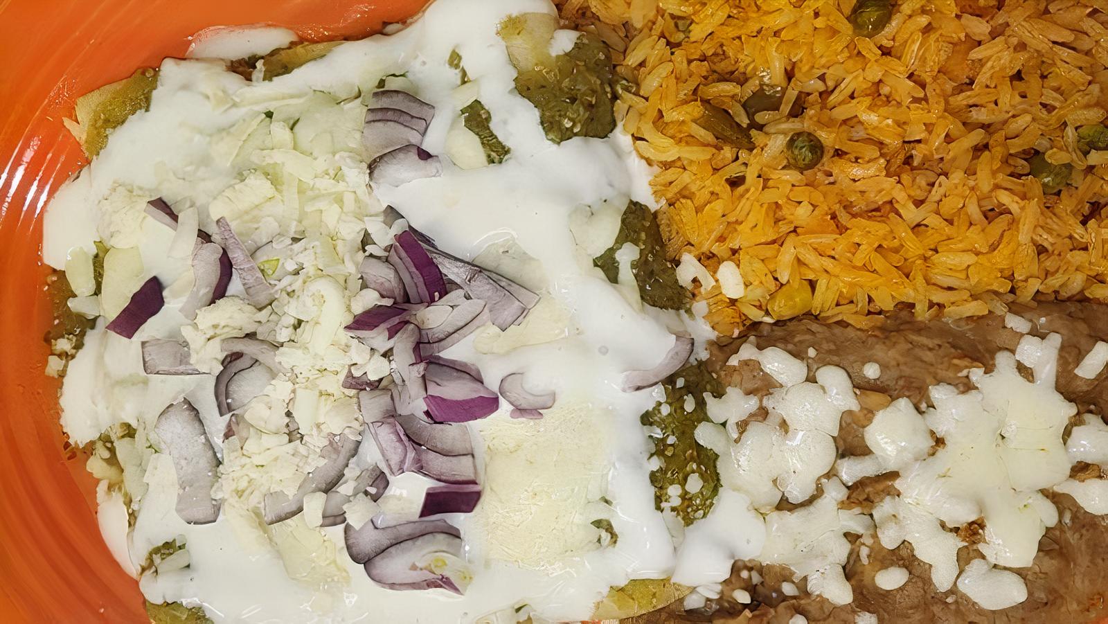 Enchiladas Con Salsa Verde