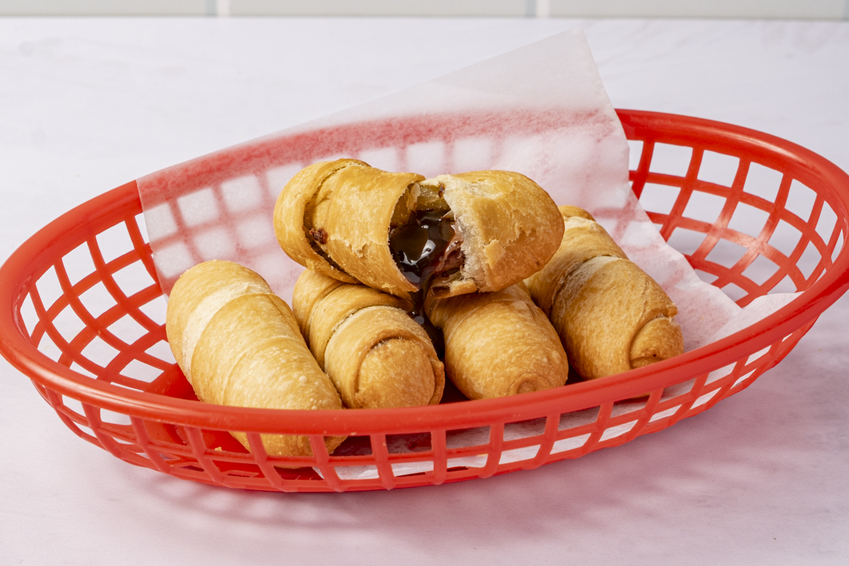 Tequeños con Nutella