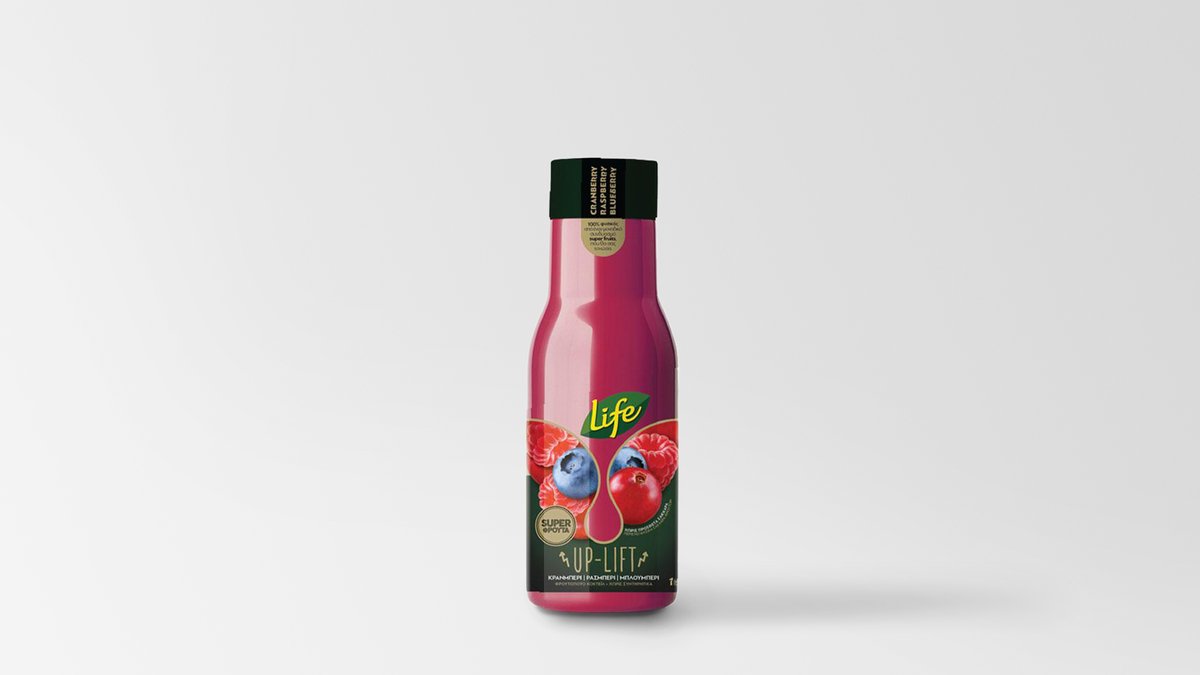 Life Cranberries, Raspberries και Blueberries 0,45 l