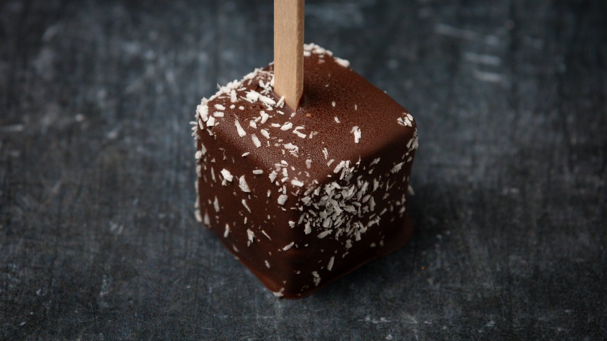 Coconut Cubes on Stick