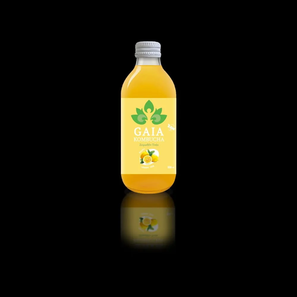 Gaia Kombucha Lemon Zen
