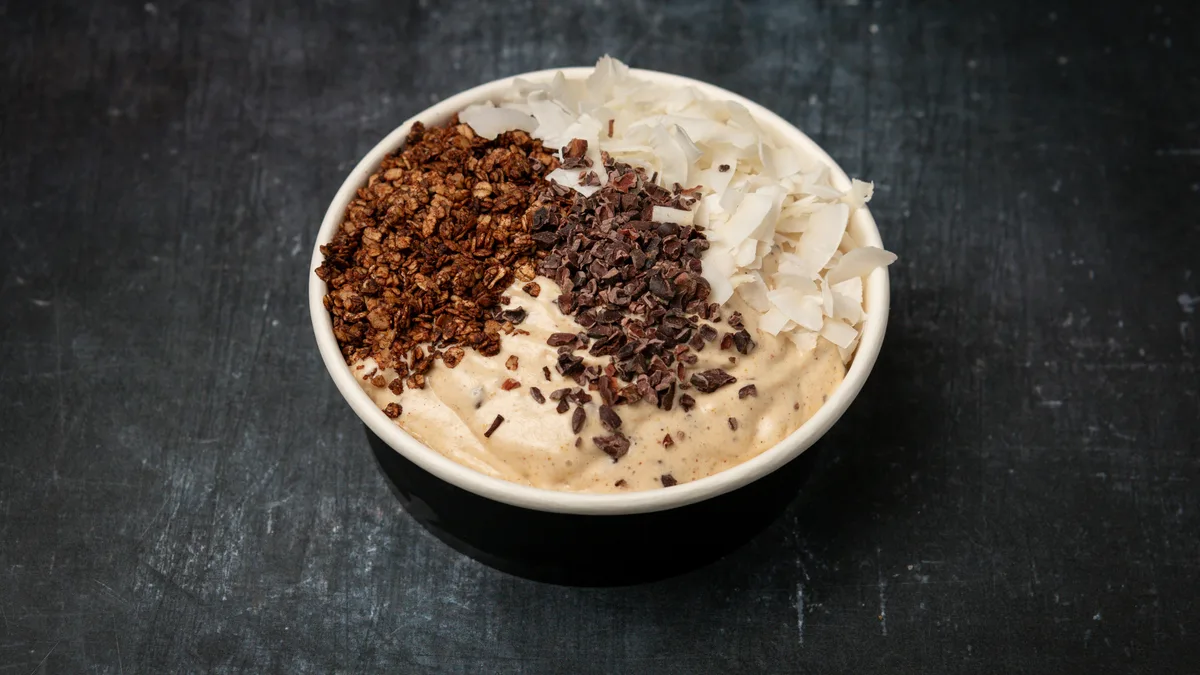 High Protein Peanut Butter Smoothie Bowl