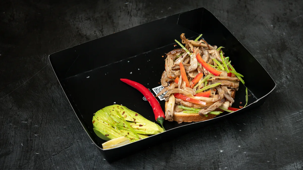 Oyster Mushroom Toast