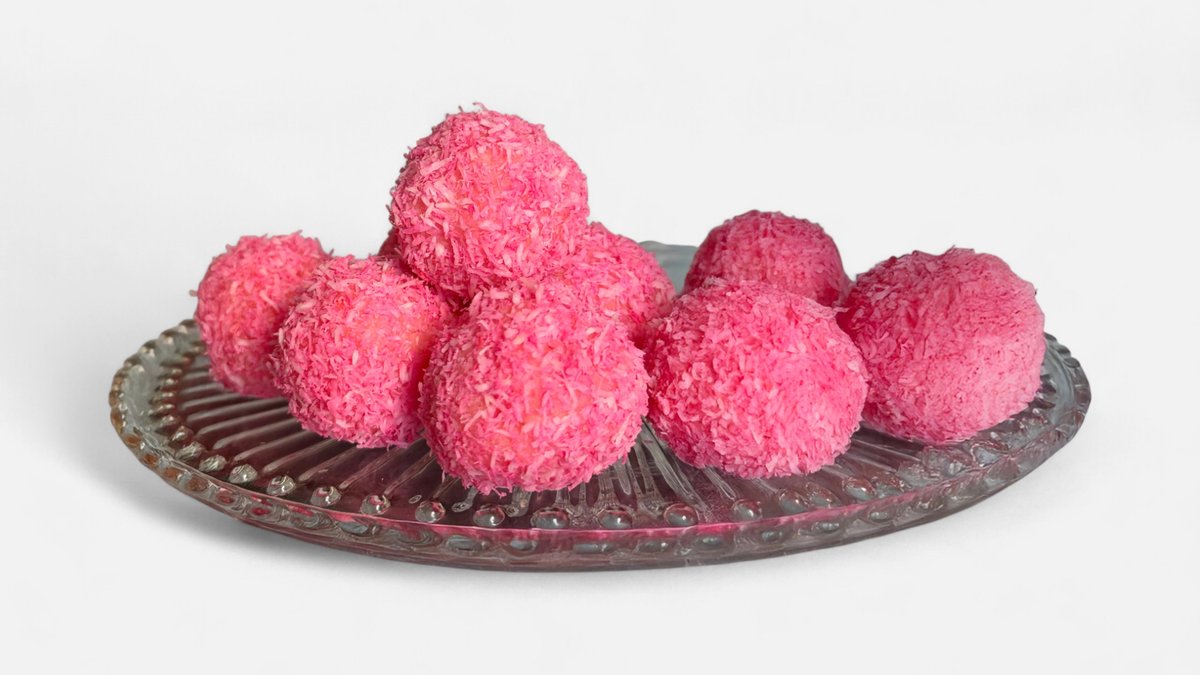 Pink Coconut Balls (pack of 6pcs)