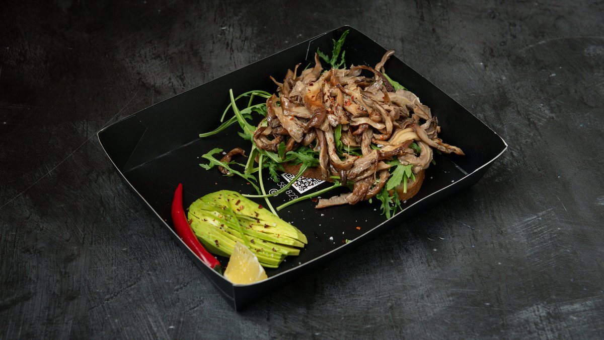 Truffle and Oyster Open Toast