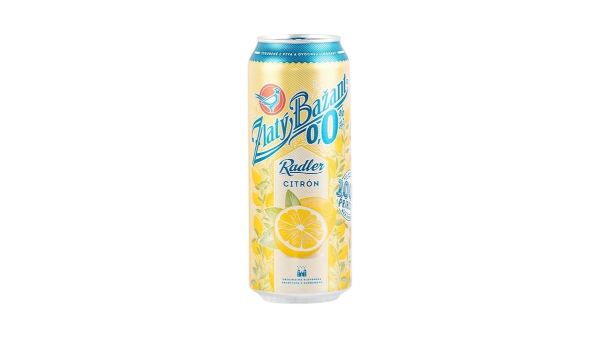 Zlatý Bažant radler citrón