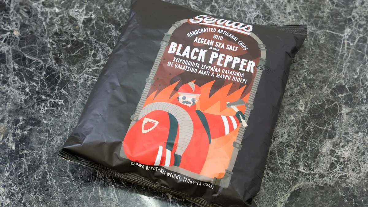 Aegean Sea salt and pepper chips