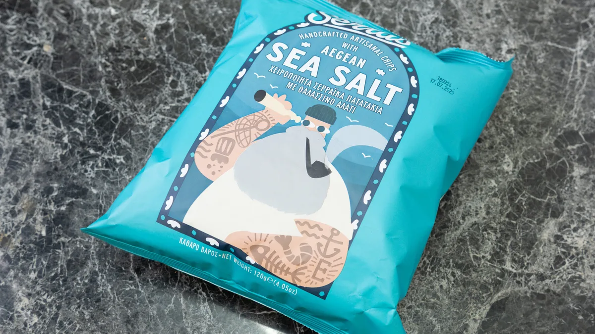 Aegean Sea salt chips