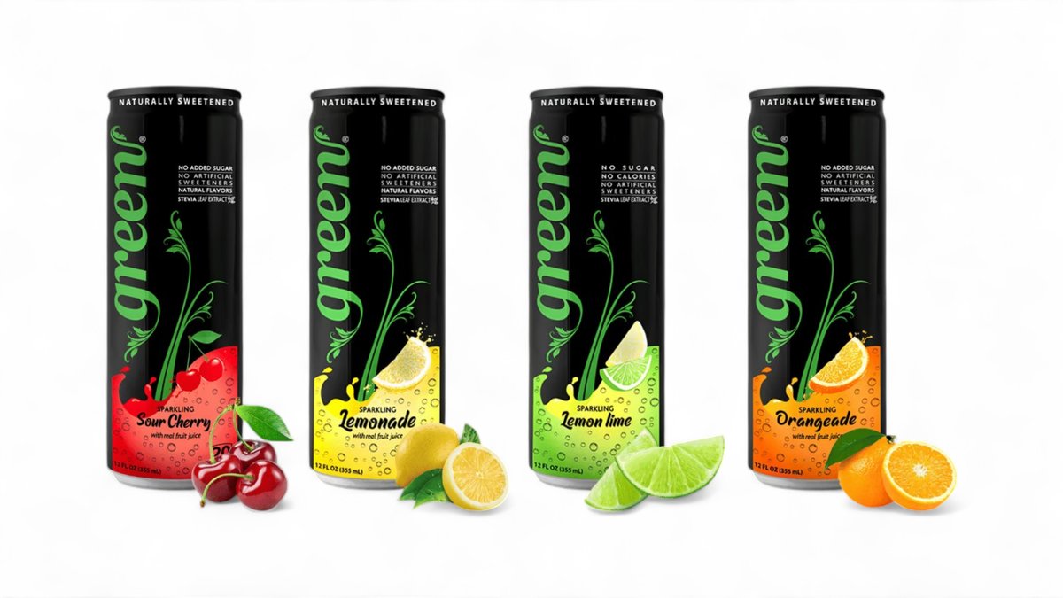 Green Sour Cherry 330ml can